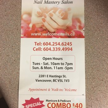 Welcome Nails - Nail Salons Near Me - Vancouver, British Columbia