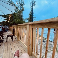 Patio ambience (photo 2). Looks like I'm at the beach. It was nice but not that nice, ha!