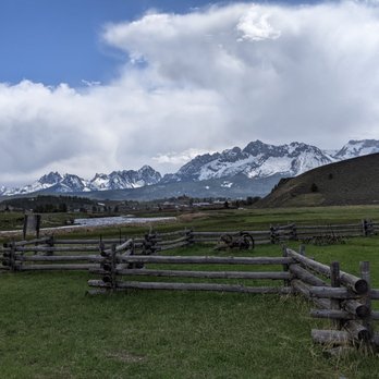 Triangle C Cabins - A short walk from the cabins - Campgrounds Near Me - Stanley, Idaho