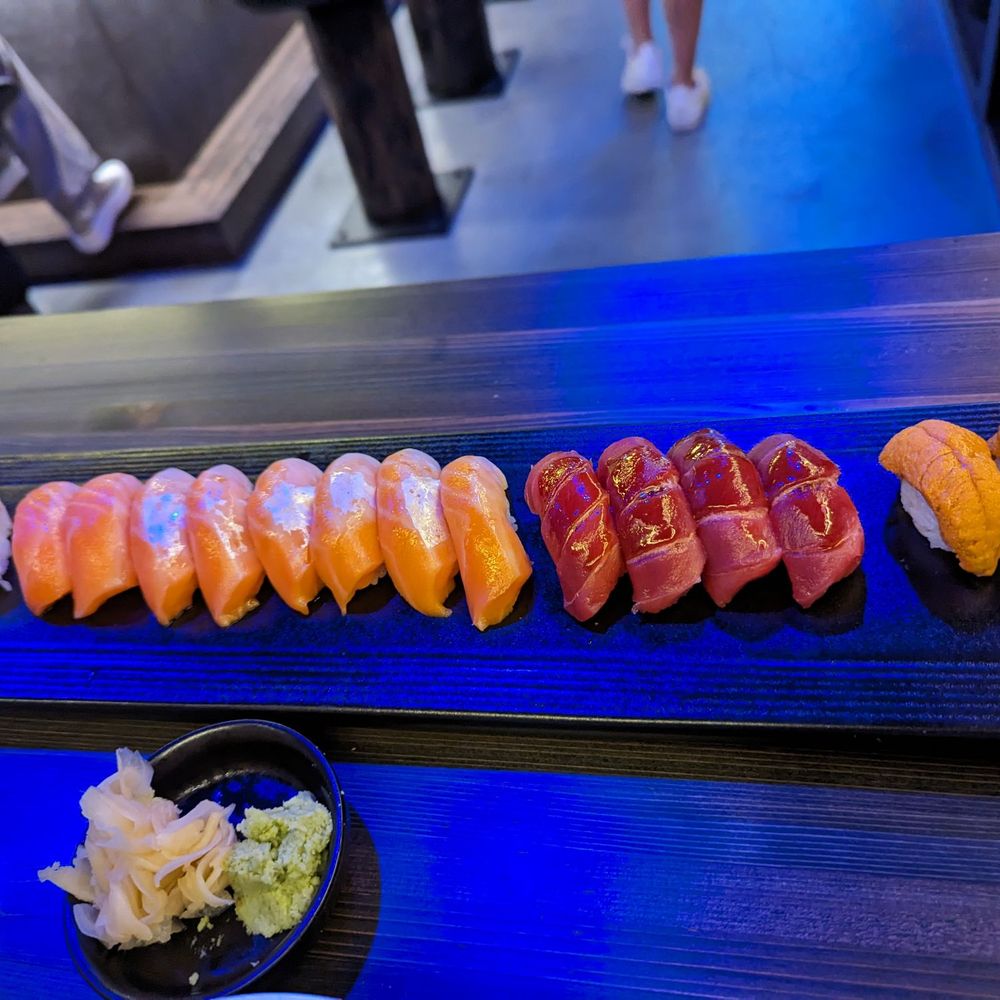 Yokocho - Suzuki, sake, Akami, uni nigiri - Cocktail Bars Near Me - Chicago, Illinois Yokocho - Suzuki, sake, Akami, uni nigiri - Cocktail Bars Near Me - Chicago, Illinois