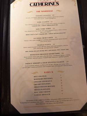 Menu photo 1 Catherine's Restaurant Laurel, MD
