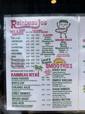 Menu photo 4 Rainbeau Jo's Lihue, HI