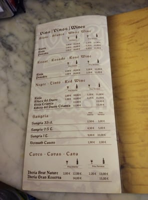 Menu photo 1 Taverna Iberia Barcelona, B