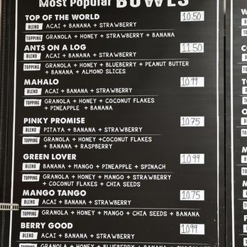 Natura Bowls - Menu - Acai Bowls Near Me - Los Alamitos, California Natura Bowls - Menu - Acai Bowls Near Me - Los Alamitos, California