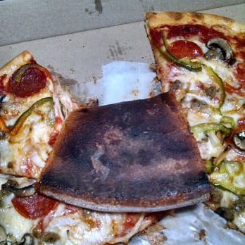 Luca's Pizza - a half eaten pizza in a box - Pizza Near Me - Telford, Pennsylvania Luca's Pizza - a half eaten pizza in a box - Pizza Near Me - Telford, Pennsylvania