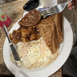 Blue Rooster Cafe - Two 2 Eggs Any Style Platter
