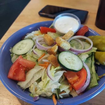 Pizza by Alberto - Side Salad with Ranch - Pizza Near Me - York, Pennsylvania Pizza by Alberto - Side Salad with Ranch - Pizza Near Me - York, Pennsylvania