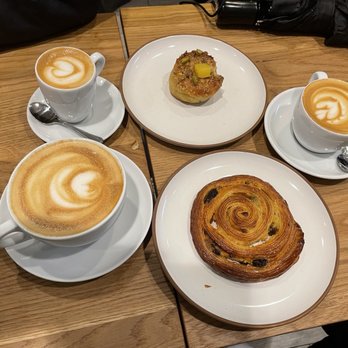 Juniper - Lemon escargot, orange olive oil cake with pistachio - Coffee & Tea Near Me - San Francisco, California Juniper - Lemon escargot, orange olive oil cake with pistachio - Coffee & Tea Near Me - San Francisco, California