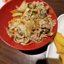 Warrior Spicy chicken udon Warrior Spicy chicken udon