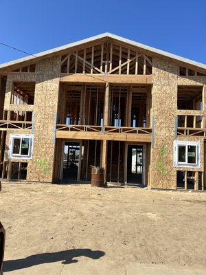 Modern duplex construction in Central Valley