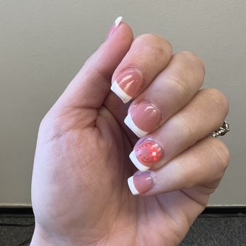 Kacy Nails and Spa - Flower design, acrylics with gel - Nail Salons Near Me - Santa Ana, California Kacy Nails and Spa - Flower design, acrylics with gel - Nail Salons Near Me - Santa Ana, California