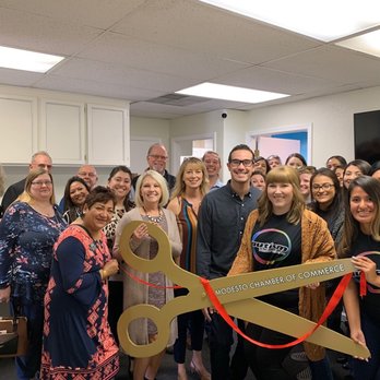 Autism Behavior Services - Members of our community celebrating our Ribbon Cutting with the Chamber of Commerce! - Counseling & Mental Health Near Me - Modesto, California