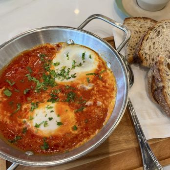 Madame Olivia - THE TRADITIONAL SHAKSHUKA - Coffee & Tea Near Me - North Miami, Florida