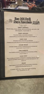 Menu photo 7 Bay 101 San Jose, CA Menu photo 7 Bay 101 San Jose, CA