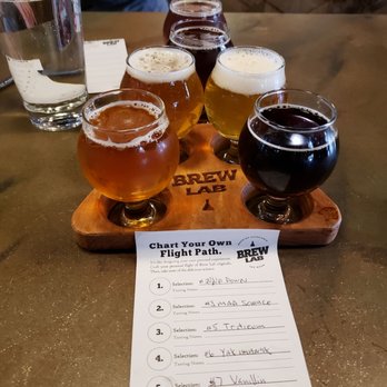 Brew Lab - Order a flight on the pad, and get ready to enjoy - Breweries Near Me - Overland Park, Kansas