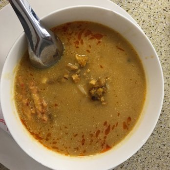 Kai Burmese Cuisine - Coconut noodle soup. Amazing broth and noodles. - Burmese Near Me - Tulsa, Oklahoma Kai Burmese Cuisine - Coconut noodle soup. Amazing broth and noodles. - Burmese Near Me - Tulsa, Oklahoma