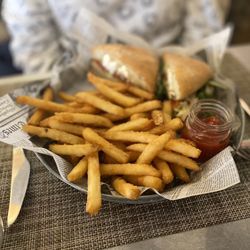 Forked on Main - Sandwich and fries