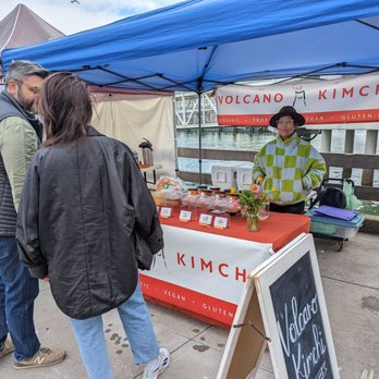 Volcano Kimchi - Ferry farmer's market stand, 5/28/23 - Specialty Food Near Me - San Francisco, California Volcano Kimchi - Ferry farmer's market stand, 5/28/23 - Specialty Food Near Me - San Francisco, California