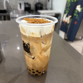 Daboba - Amber Biscuit Latte - Bubble Tea Near Me - Mansfield, Texas