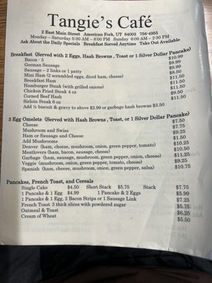 Menu photo 3 Tangie's Cafe American Fork, UT Menu photo 3 Tangie's Cafe American Fork, UT