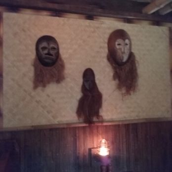McMenamins North Shore Lagoon - Tribal masks - Cocktail Bars Near Me - Bothell, Washington McMenamins North Shore Lagoon - Tribal masks - Cocktail Bars Near Me - Bothell, Washington
