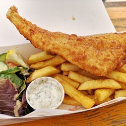 Whitstable Harbour - Recommended: Inexpensive fish & chips at The Whitstable Oyster Company on the eastern end of the harbour front.
