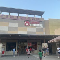 Outside the theatre at Galleria