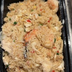 Crab Fried Rice w/chicken & shrimp