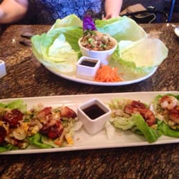 Thai Shrimp Lettuce Wraps