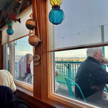 The Crow's Nest - View outside from our table - Seafood Near Me - Digby, Nova Scotia The Crow's Nest - View outside from our table - Seafood Near Me - Digby, Nova Scotia