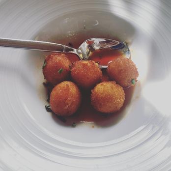 Field & Tides - Pimento cheese fritters - Southern Near Me - Houston, Texas Field & Tides - Pimento cheese fritters - Southern Near Me - Houston, Texas