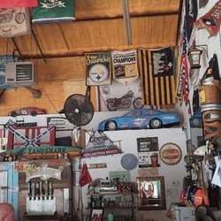 Bay 3 Bar - Bar decor and beer taps in back