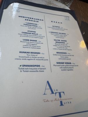 Menu photo 5 A La Turka New York, NY Menu photo 5 A La Turka New York, NY