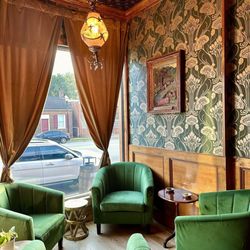 Neat Bourbon Bar & Bottle Shop - Front seating