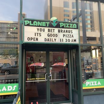 Planet Pizza - Outside of restaurant - Pizza Near Me - Virginia Beach, Virginia