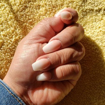 Superior Nail - White and pink ombre by Mary - Nail Salons Near Me - Sacramento, California