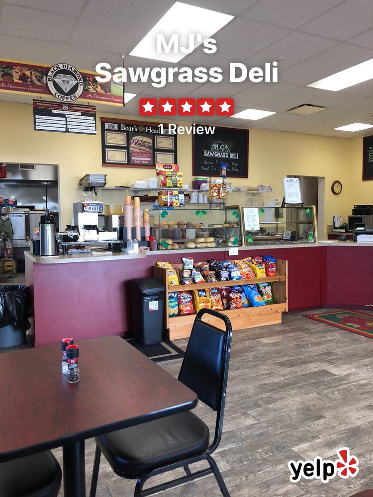 MJ’S SAWGRASS DELI Updated October 2024 13 Reviews 14 Sawgrass Dr