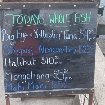 Tuna Harbor Dockside Market - April 24, 2021 Haworth stand - Seafood Markets Near Me - San Diego, California