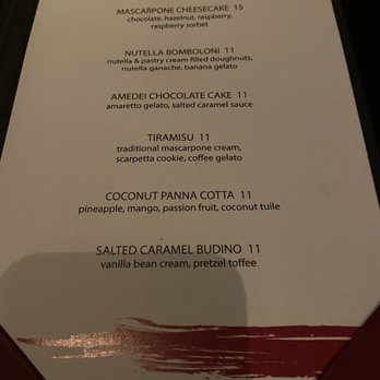 Scarpetta - Menu - Italian Near Me - Las Vegas, Nevada
