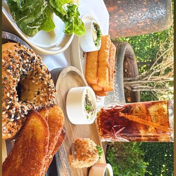 Linden - Breaking bread, Ceasar salad brûlée and duck fat fries - New American Near Me - Los Angeles, California