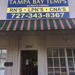 Tampa Bay Temps Inc - Office banner. Located in historic Kenwood.