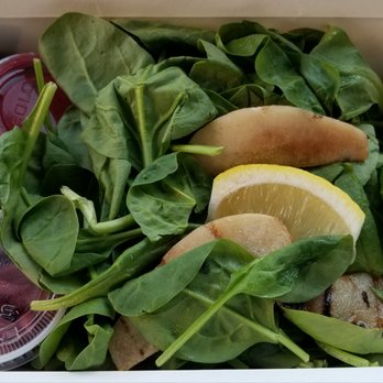 Lynn's Bistro - Spinach Salad with Chilled Grilled Pears - French Near Me - Kirkland, Washington