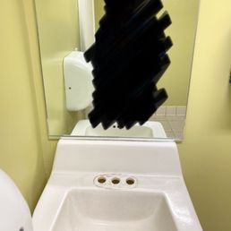 They removed the faucet They removed the faucet