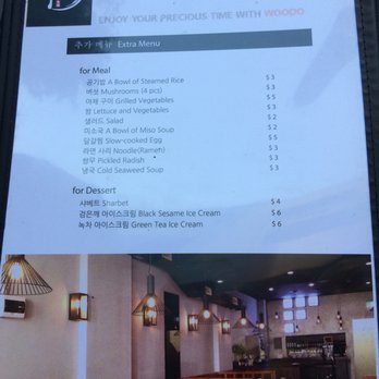 Woodo - Menu - Restaurants Near Me - Melbourne, VIC