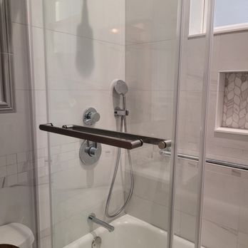 Trivic Remodelers - New shower door and shower heads - General Contractors Near Me - Chicago, Illinois Trivic Remodelers - New shower door and shower heads - General Contractors Near Me - Chicago, Illinois
