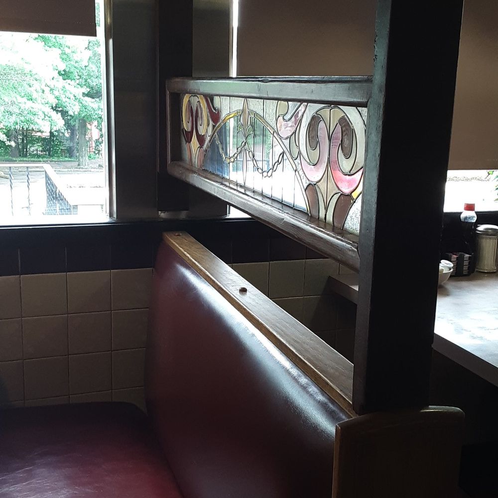 White Haven Family Diner - Stained glass in the booths. - Diners Near Me - White Haven, Pennsylvania White Haven Family Diner - Stained glass in the booths. - Diners Near Me - White Haven, Pennsylvania