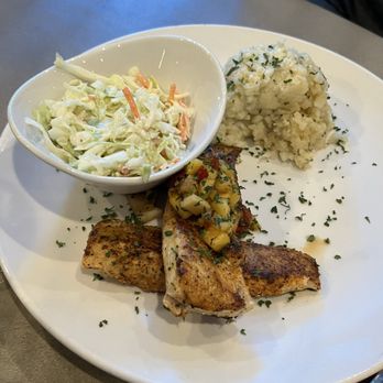 Saltwater Grill - Grilled Mahi Mahi - New American Near Me - Swansboro, North Carolina Saltwater Grill - Grilled Mahi Mahi - New American Near Me - Swansboro, North Carolina