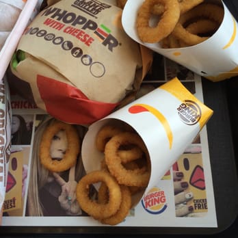 Burger King - Whopper and onion rings yummy - Burgers Near Me - Lancaster, South Carolina