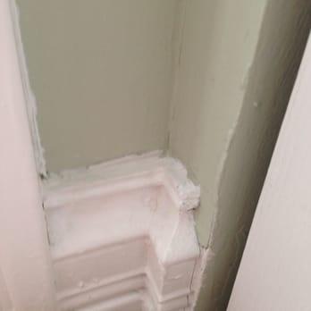 Nieves Drywall Remodeling - Trim paint gone wild. It's all over the wall, painters tape would have been useful - Drywall Installation & Repair Near Me - Chicago, Illinois Nieves Drywall Remodeling - Trim paint gone wild. It's all over the wall, painters tape would have been useful - Drywall Installation & Repair Near Me - Chicago, Illinois