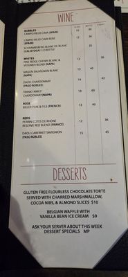 Menu photo 3 The Monk's Cellar Roseville, CA